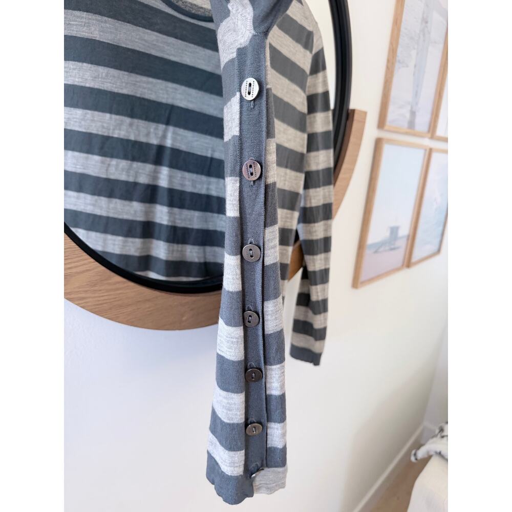 Burberry Vintage Striped Blouse Size M - Picture 5 of 5